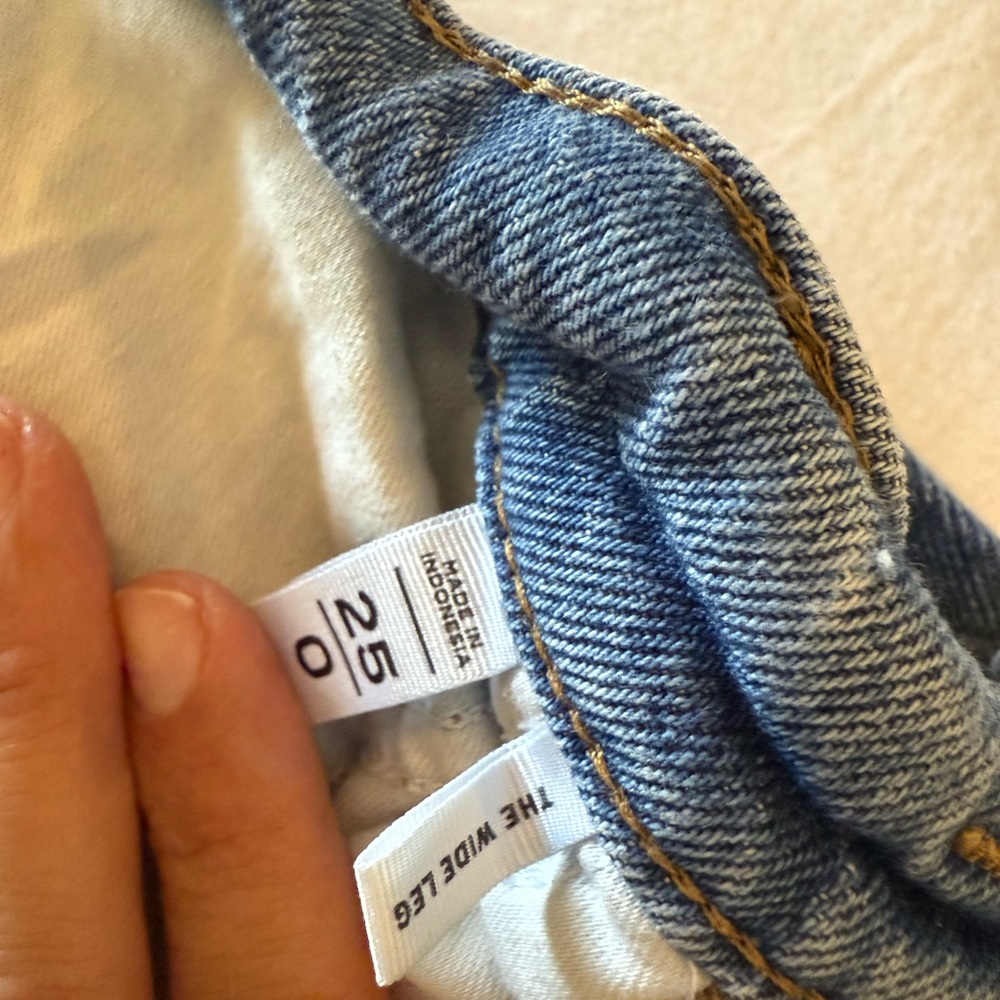 LOFT Blue Flare & Wide Leg Jeans - Picture 3 of 3